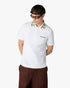 CASABLANCA White Laurel Pique Short Sleeve Polo Shirt Men's Apparel