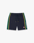 CASABLANCA Navy & Green Panelled Sweatshorts Men's Apparel