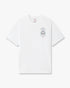 White Hotel Emblem Short Sleeve T-Shirt — emblem detail