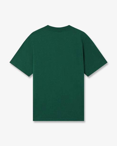 CASABLANCA Green Sport Type Short Sleeve T‑Shirt Men's Apparel