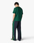 Green Casablanca Diamond Logo Short Sleeve T-Shirt — front model view