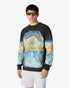 CASABLANCA Black Egypt As It Was Long Sleeve T‑Shirt Men's Apparel