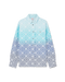 CASABLANCA Monogram Gradient Jacquard Shacket Men's Apparel