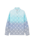 CASABLANCA Monogram Gradient Jacquard Shacket Men's Apparel