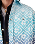 CASABLANCA Monogram Gradient Jacquard Shacket Men's Apparel