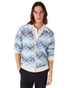 CASABLANCA Space Dye Monogram Long Sleeve Merino Cardigan Men's Apparel