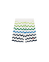 CASABLANCA Wave Knitted Shorts Men's Apparel