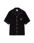 CASABLANCA Towelling Monogram Short Sleeve Shirt Men's Apparel