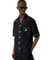 CASABLANCA Towelling Monogram Short Sleeve Shirt Men's Apparel
