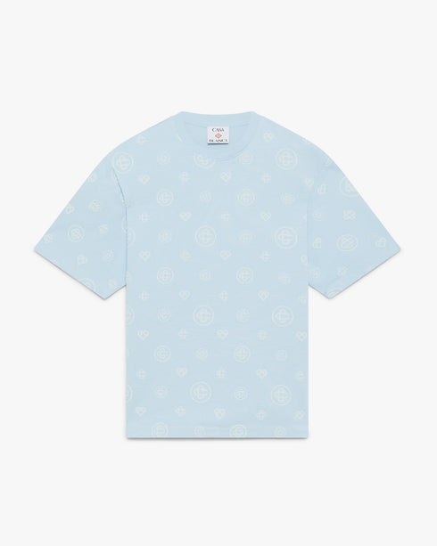 CASABLANCA Applique Monogram Oversize Tee Men's Apparel