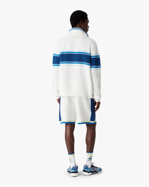 CASABLANCA Mesh Stripe Track Jacket Men's Apparel