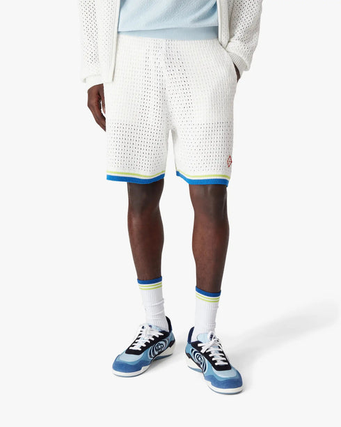 CASABLANCA Crochet Shorts Men's Apparel