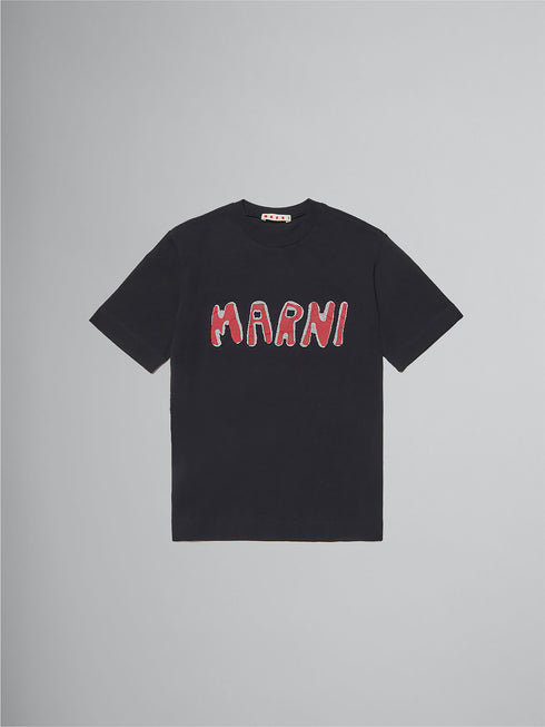 MARNI Jersey T-Shirt With Logo Kids Apparel