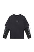 PURPLE BRAND M2033 Textured Jrsy L/s Padded Mens Apparel