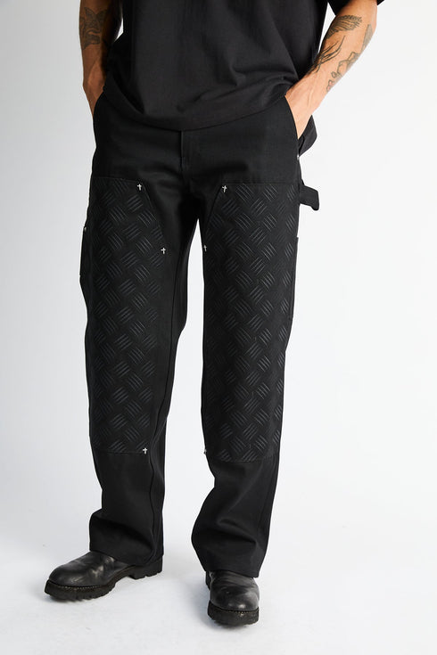RTA Santiago Carpenter Pants | Black Carpenter Pants Men's Apparel