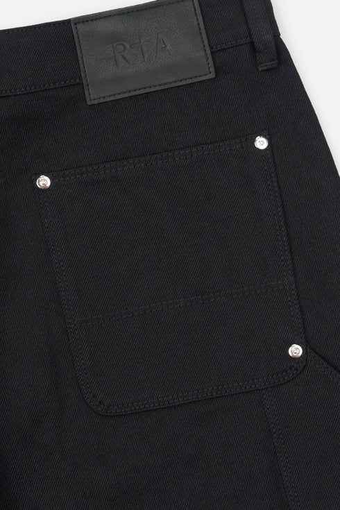 RTA Santiago Carpenter Pants | Black Carpenter Pants Men's Apparel