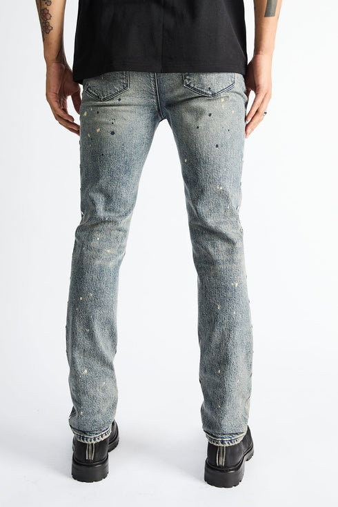 RTA Bryant Skinny Jean | Marine Paint Stud Men's Apparel
