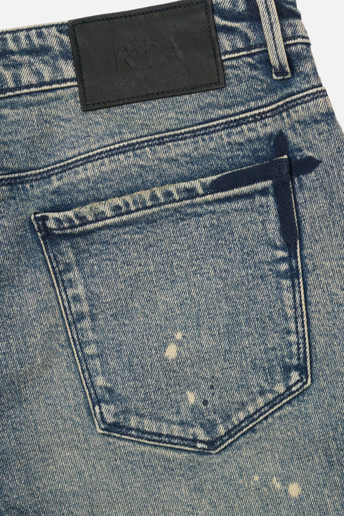 RTA Bryant Skinny Jean | Marine Paint Stud Men's Apparel