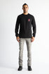 RTA Olivier Stacked Skinny Jean | Smoky Rinse All Over Cross Men's Apparel