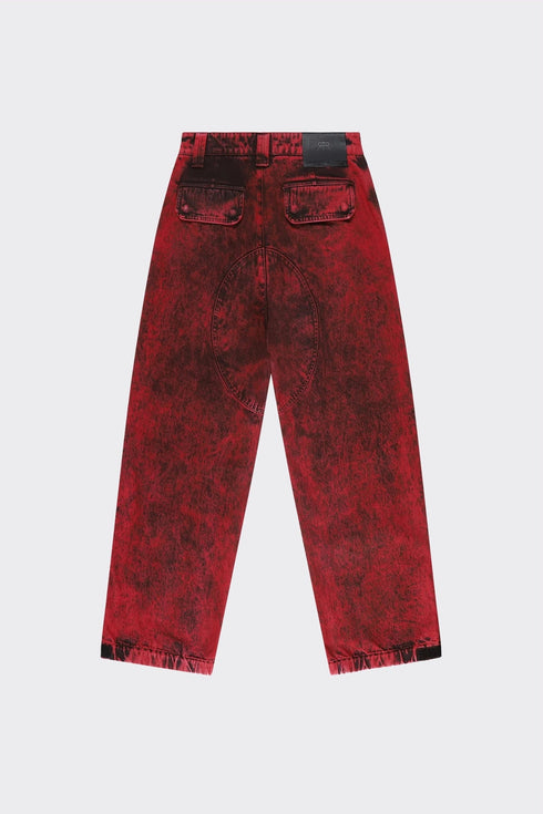 RTA Wide Leg Cargo In Novelty Mens Apparel