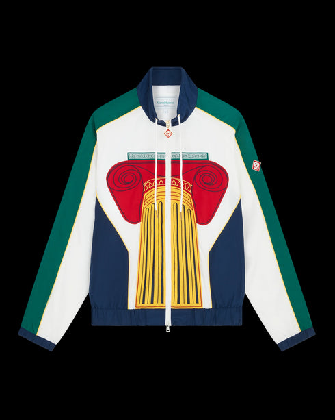 CASABLANCA Embroidered Windbreaker Jacket Mens Apparel