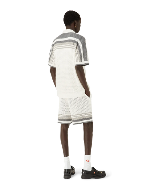 CASABLANCA Crochet Shirt Men's Apparel