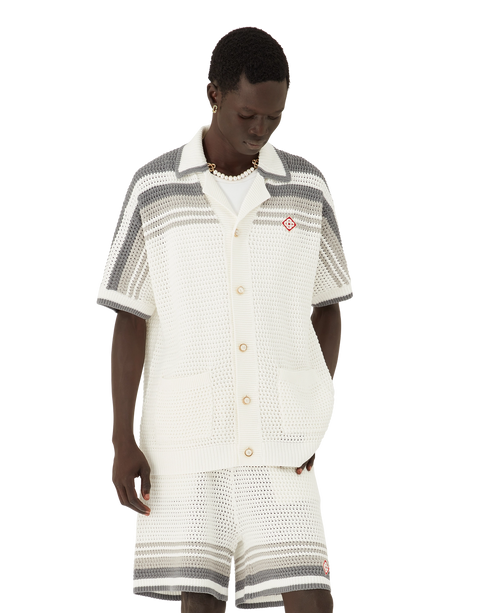 CASABLANCA Crochet Shirt Men's Apparel
