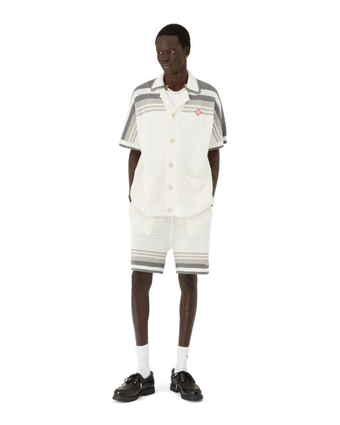 CASABLANCA Crochet Shorts Men's Apparel