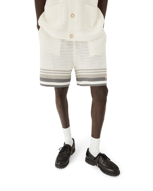 CASABLANCA Crochet Shorts Men's Apparel