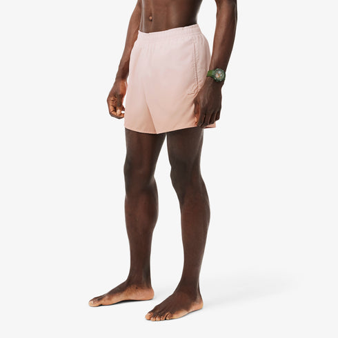 LACOSTE Short Ombré Print Swim Trunks Mens Apparel