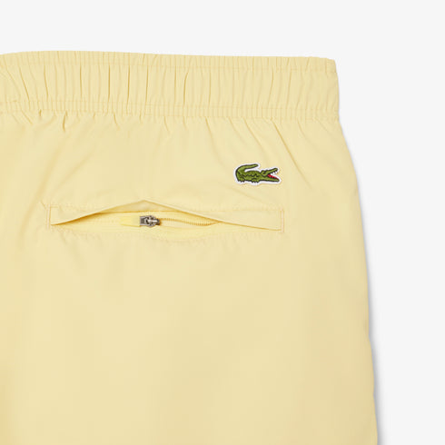 LACOSTE Long Branded Swim Trunks Mens Apparel