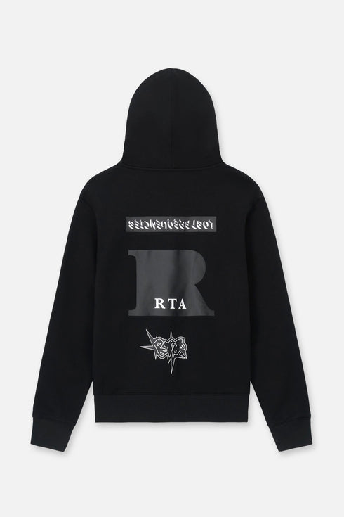 RTA Dion | Black Cross Grilz Mens Apparel