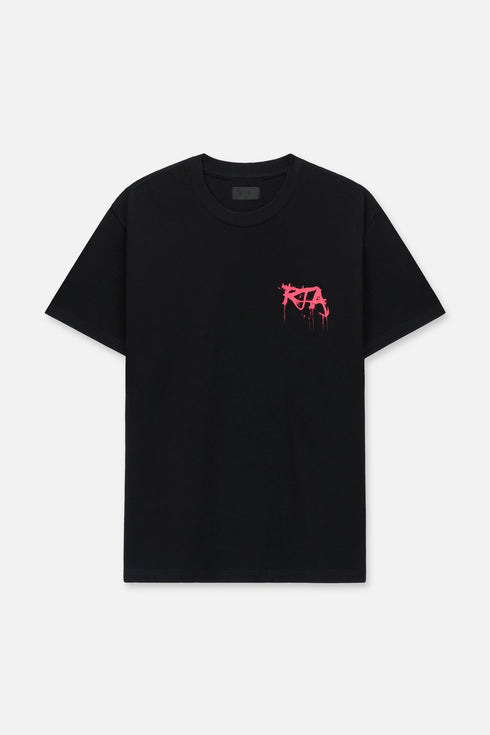 RTA Colin | Black Graffiti Pink Mens Apparel