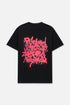 RTA Colin | Black Graffiti Pink Mens Apparel