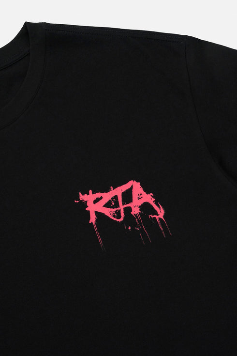 RTA Colin | Black Graffiti Pink Mens Apparel