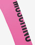 MOSCHINO Logo Print Jersey Leggings Kids Apparel