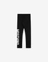 MOSCHINO Logo Print Jersey Leggings Kids Apparel
