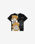 MOSCHINO Teddy Friends Jersey Maxy T-Shirt Kids Apparel