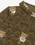 MOSCHINO All-Over Teddy Bear Hoodie Kids Apparel