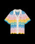 CASABLANCA Gradient Wave Knit Shirt Mens Apparel