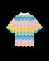 CASABLANCA Gradient Wave Knit Shirt Mens Apparel