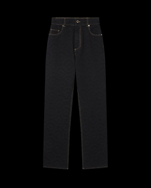 CASABLANCA Jacquard Denim Jeans Mens Apparel