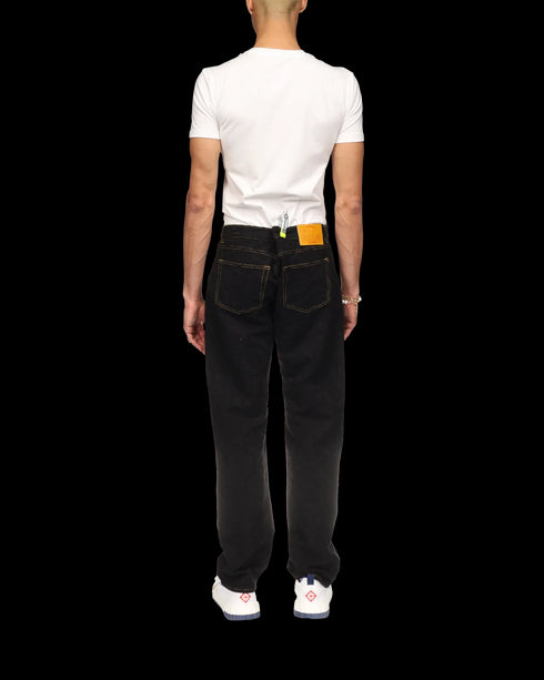 CASABLANCA Jacquard Denim Jeans Mens Apparel