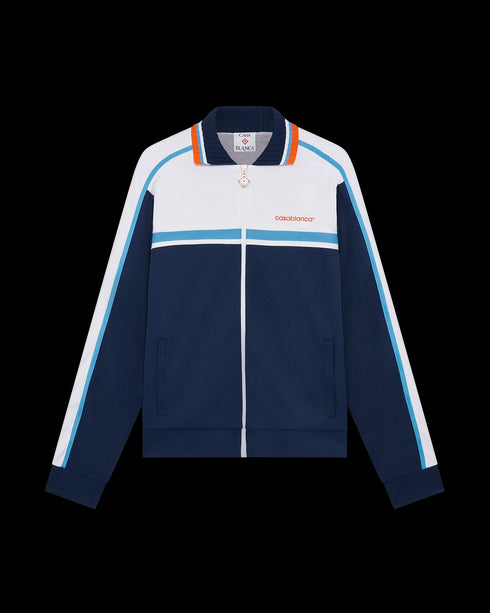 CASABLANCA Pique Track Jacket Mens Apparel