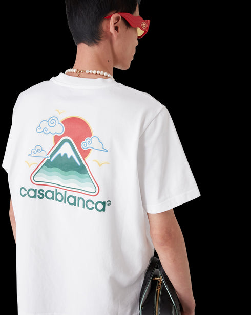 CASABLANCA Montagne Ondulee T-Shirt Mens Apparel