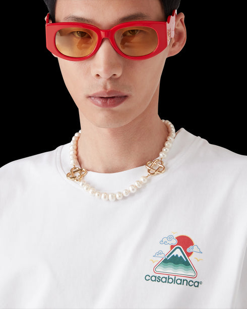 CASABLANCA Montagne Ondulee T-Shirt Mens Apparel