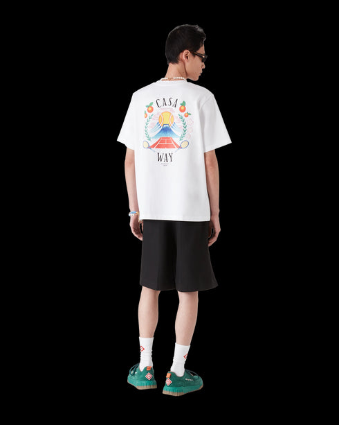 CASABLANCA Casa Way Mountain Printed T-shirts Mens Apparel