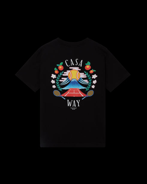 CASABLANCA Casa Way Mountain Printed T-shirts Mens Apparel