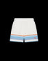 CASABLANCA Cotton Chevron Crochet Shorts Mens Apparel