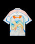 CASABLANCA Fuji Dream Short-Sleeve Silk Shirt Mens Apparel